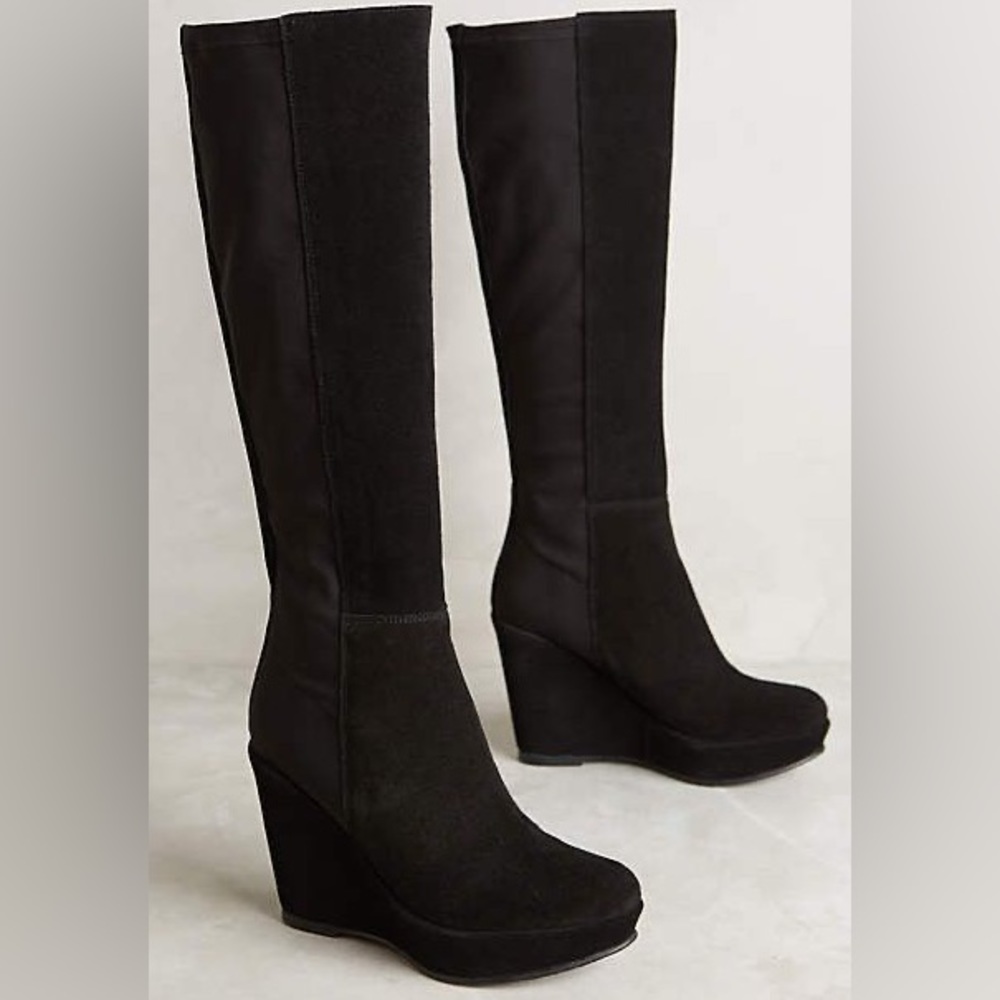 Anthropologie KMB Ninon Wedge Boots